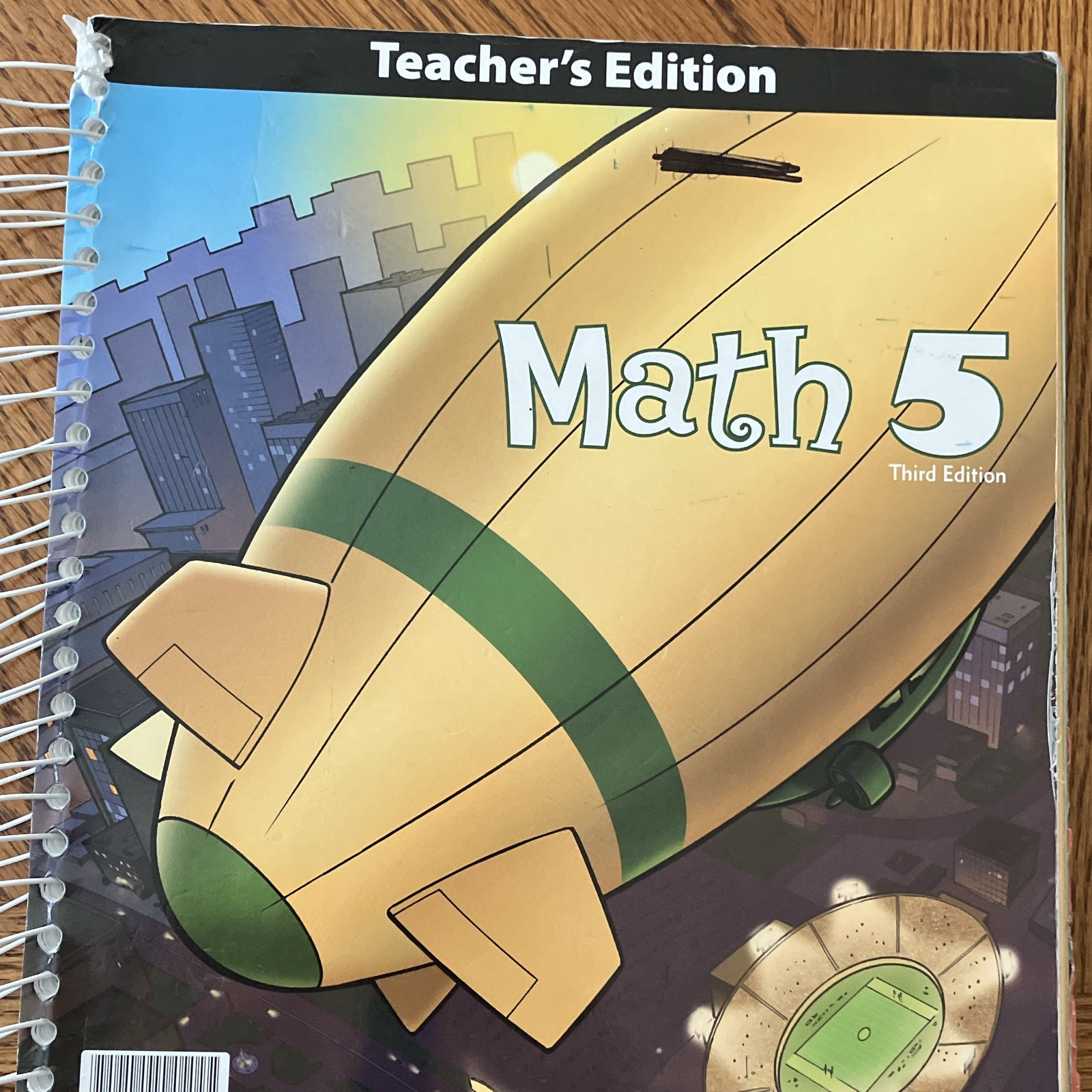 BJU Press Math 5 Teacher’s Edition Third Edition Ring/Wire Bound Textbook/CD