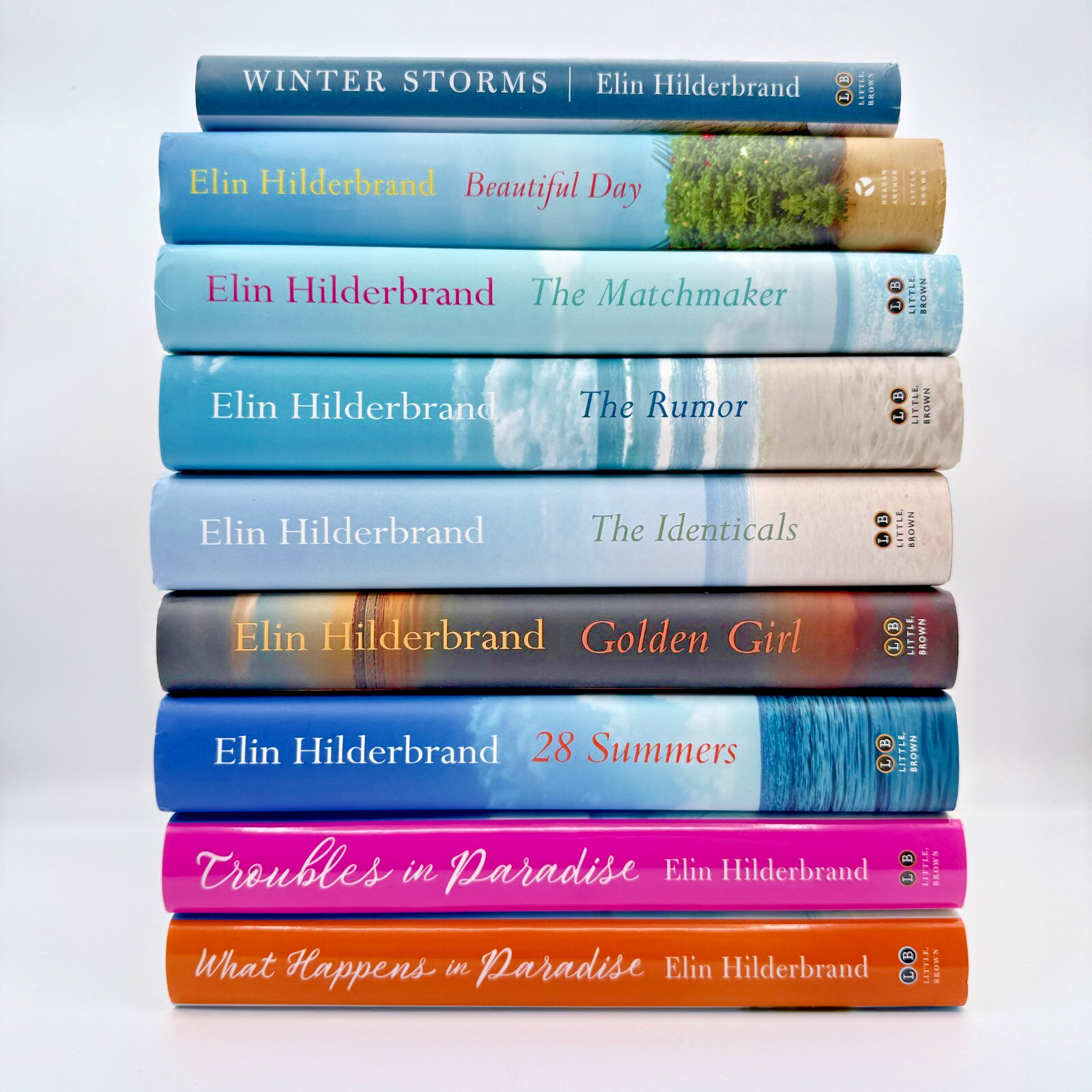 Elin Hilderbrand Summer Reading Set of Nine 9 Hardcovers Nantucket Island