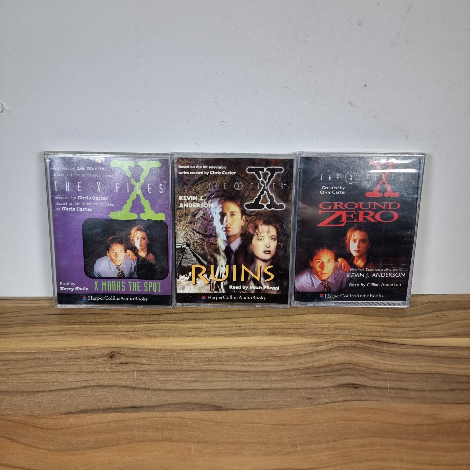 X-Files Audio Book Cassette Tape Bundle Harper Collins