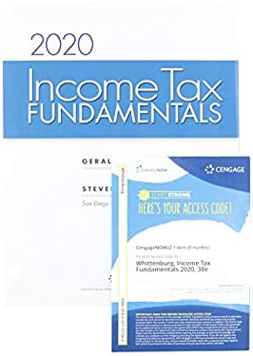 Bundle: Income Tax Fundamentals 2020, Loose-leaf Version, 38th +
