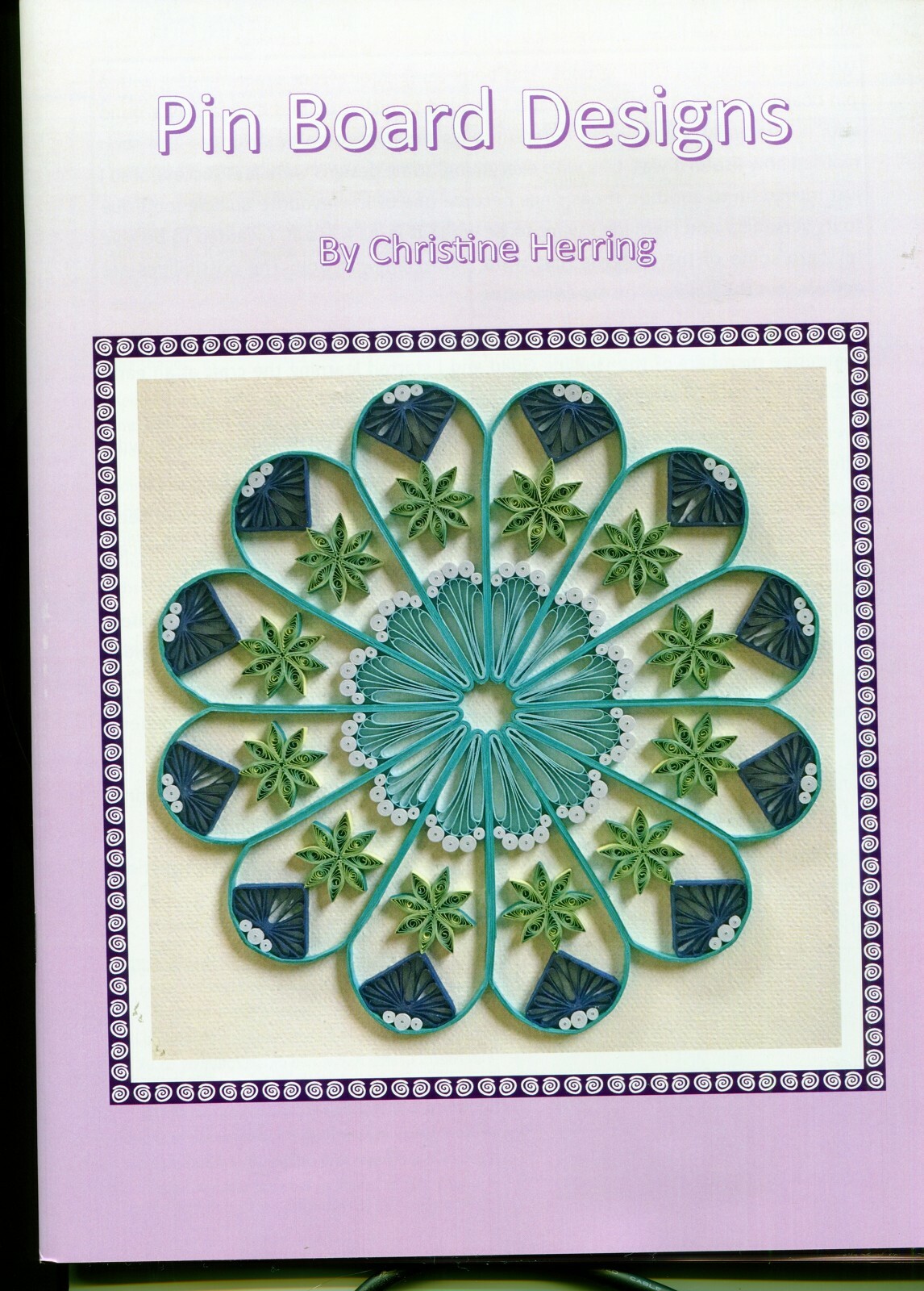 New PIN BOARD DESIGNS Pattern Book by C.Herring 35 Husking Designs Soft Cover