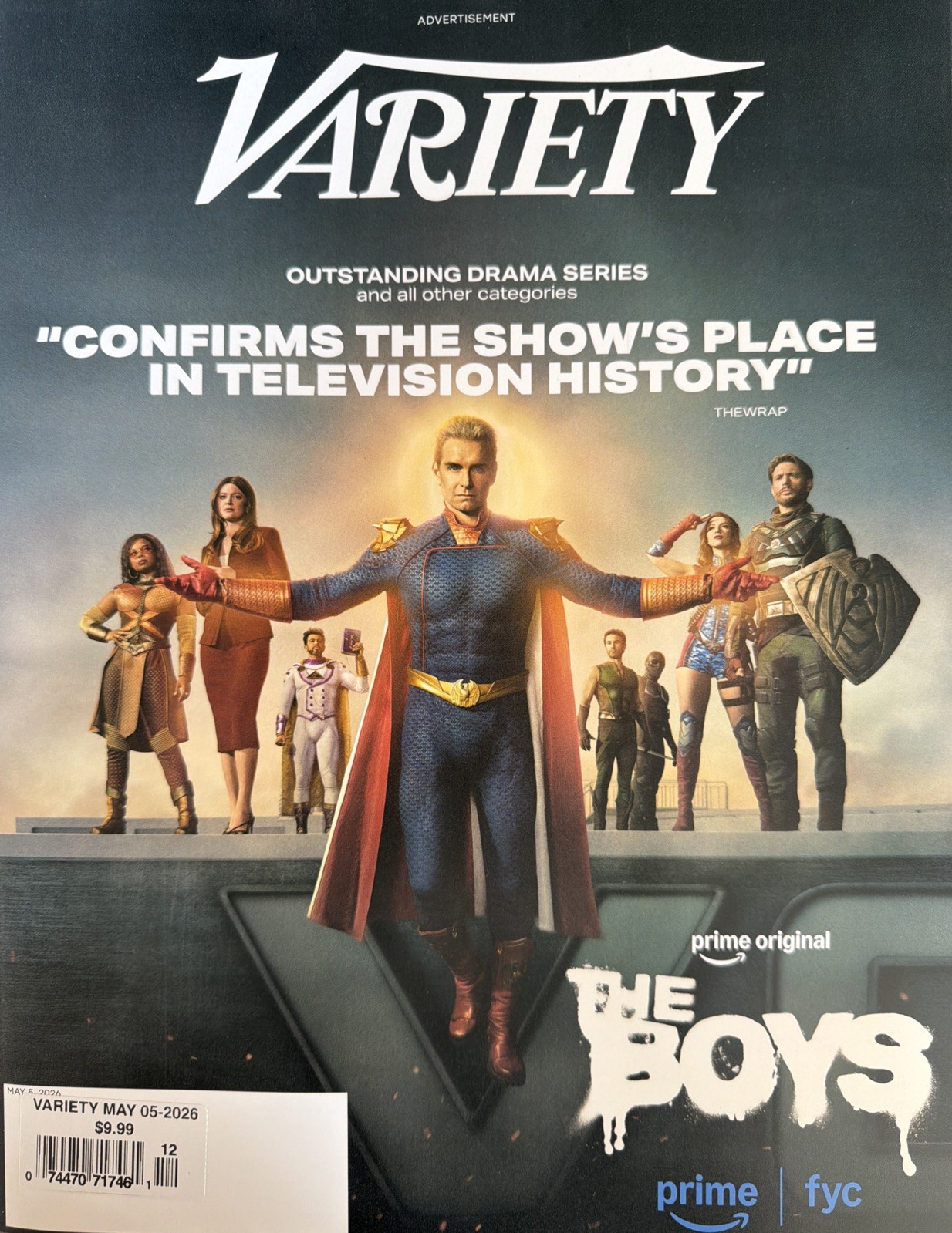 VARIETY MAGAZINE MAY 5 2026 JAVIER BARDEM THE BOYS PARIS CANNES RETAIL ISSUE