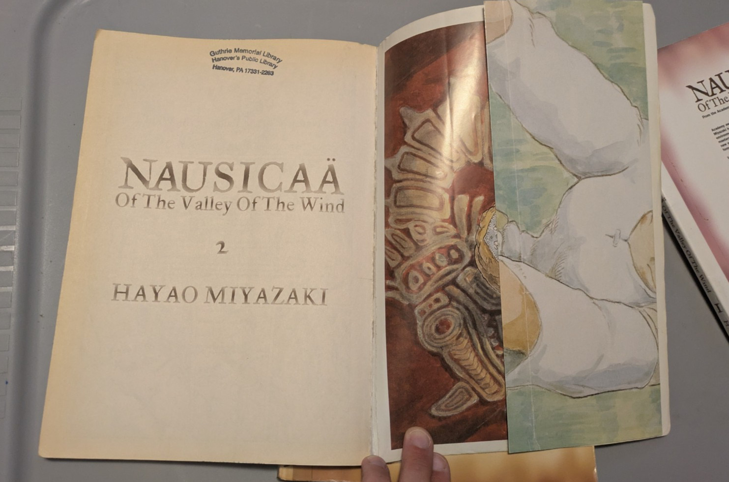 Lot of 3 Nausicaa of the Valley of the Wind Volume I, 2, 3 Library Copies