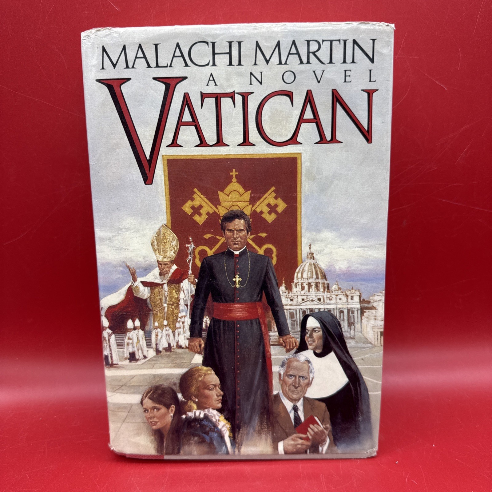 Vatican: A Novel by Malachi Martin Catholic- 1st Edition Hardcover w/ Dust Cover