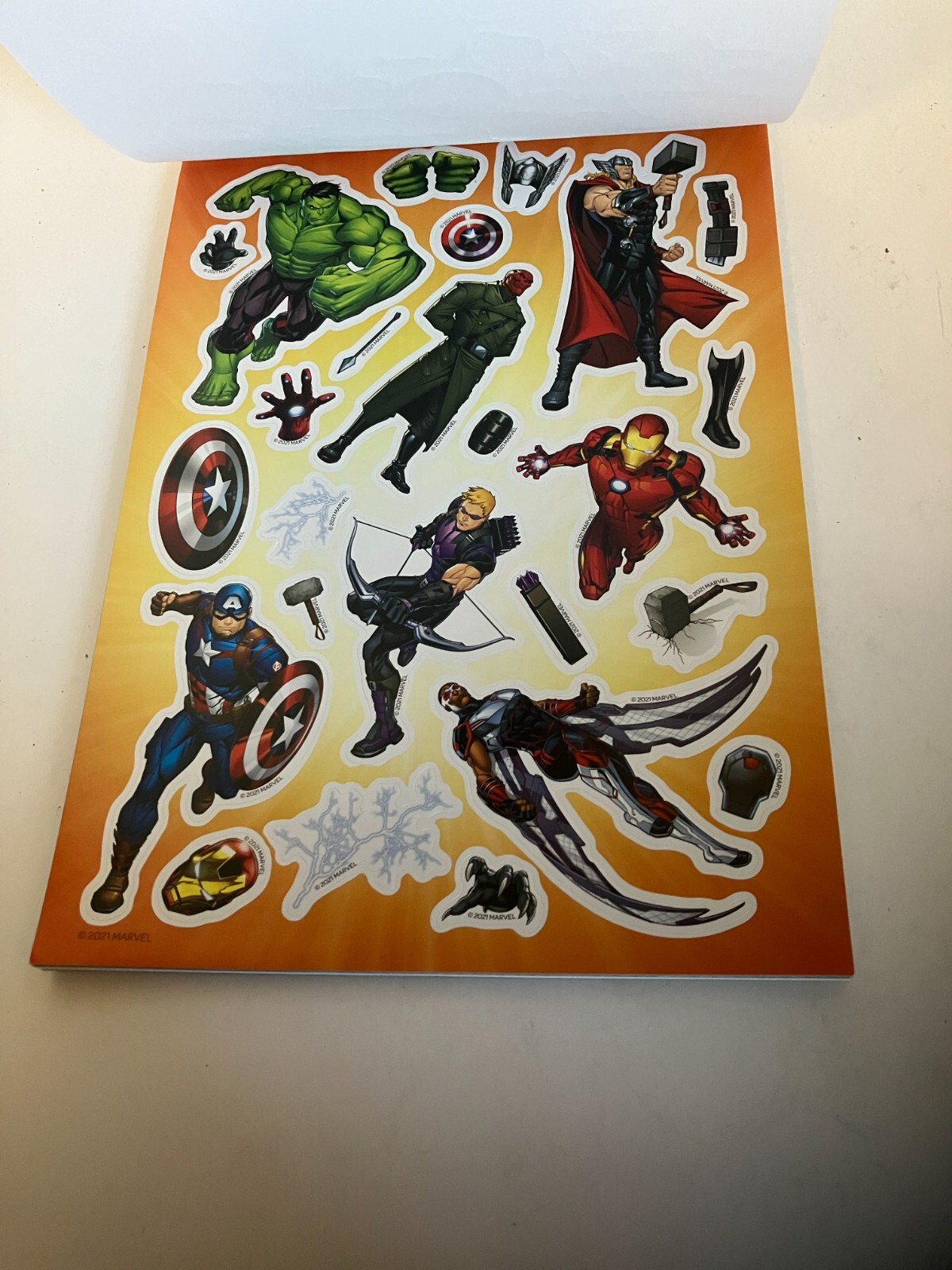 Marvel Avengers Create-a-Scene Sticker Activity Pad X2 Great Stocking Stuffers!