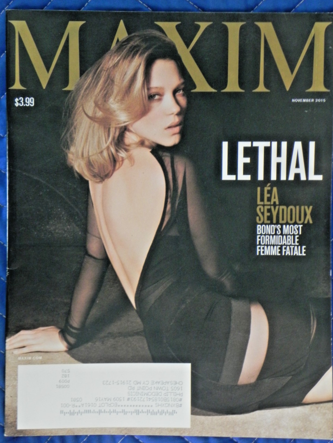MAXIM MAGAZINE – VELOCITY – NO. 208 NOVEMBER 2015