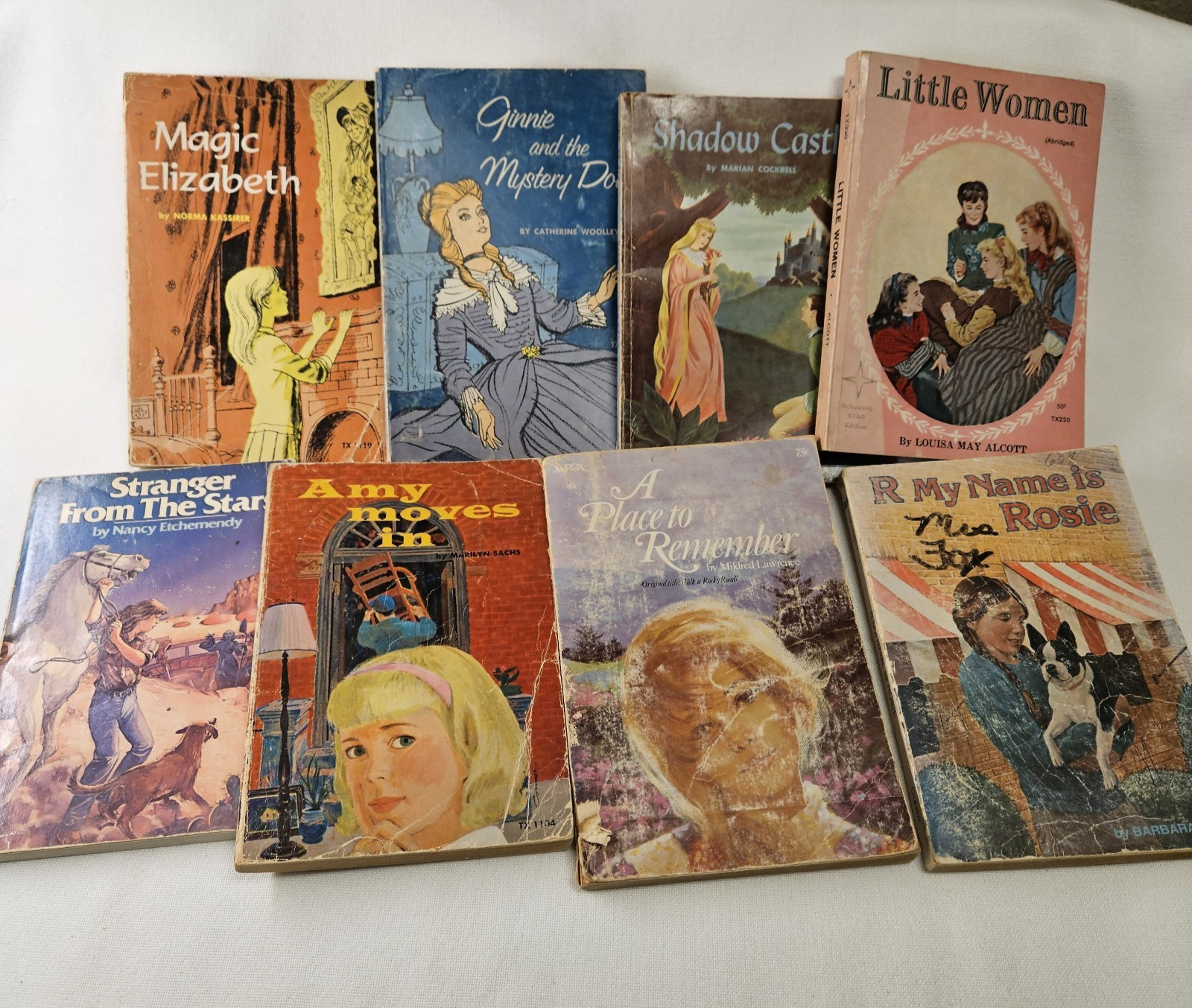 Vtg 1960s Scholastic PB Girls Mystery Lot of 8 Books Various Titles & Authors