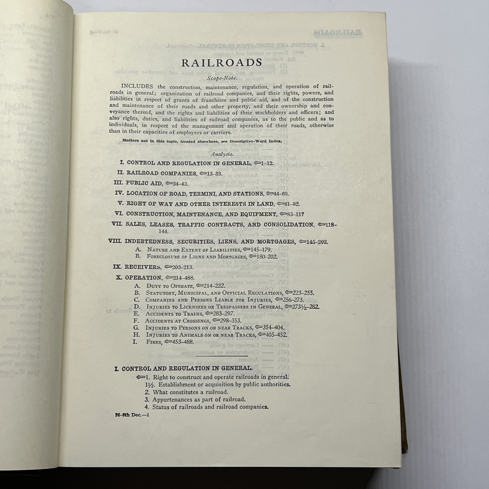 American Digest System Sixth Decennial Edition Vol 26 1946-1956 West Publ. HC