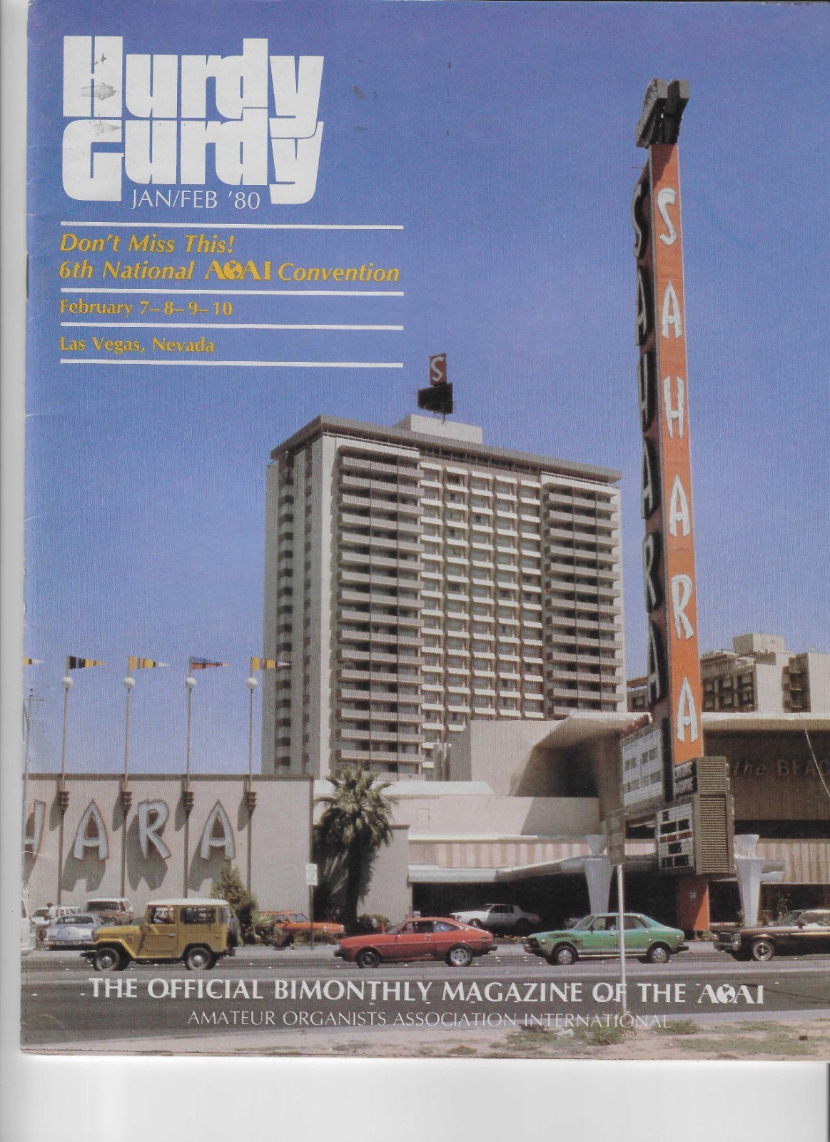 Hurdy Gurdy Magazine Jan.-Feb. 1979 Official Bimonthly Magazine of The AOAI