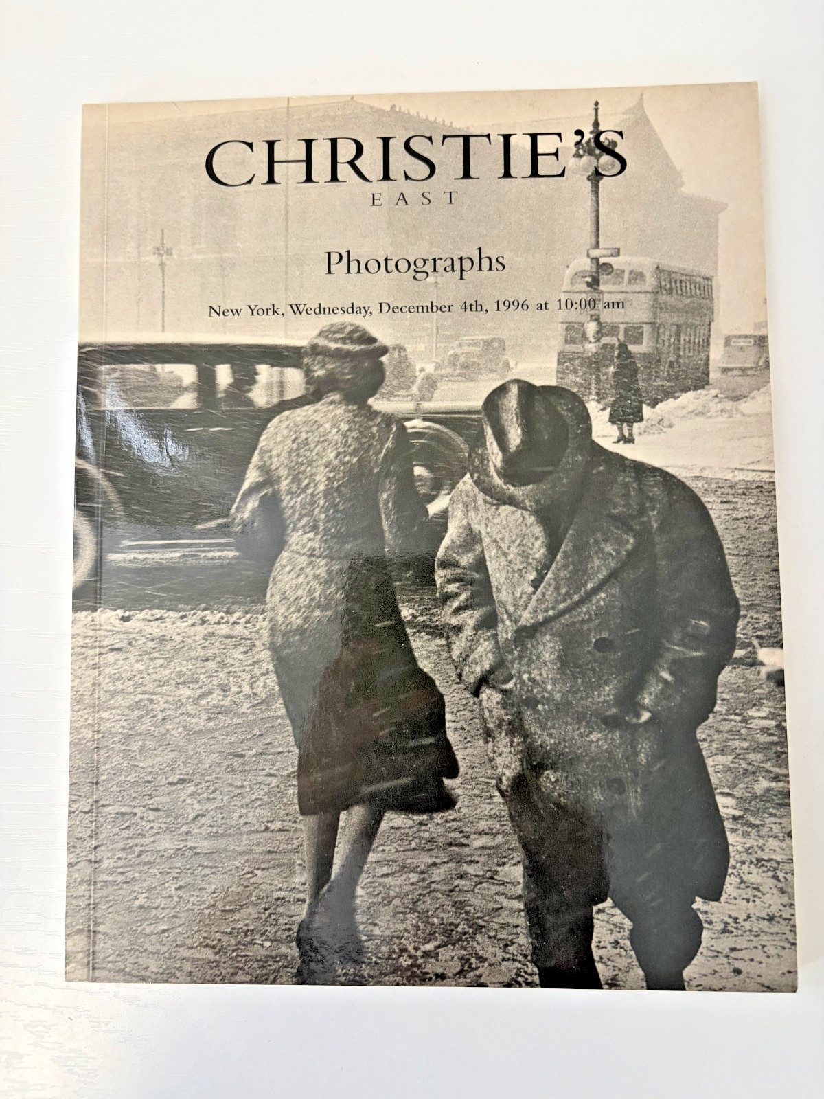 Christie’s East Photographs Auction Catalog – December 4, 1996 – Berenice Abbott