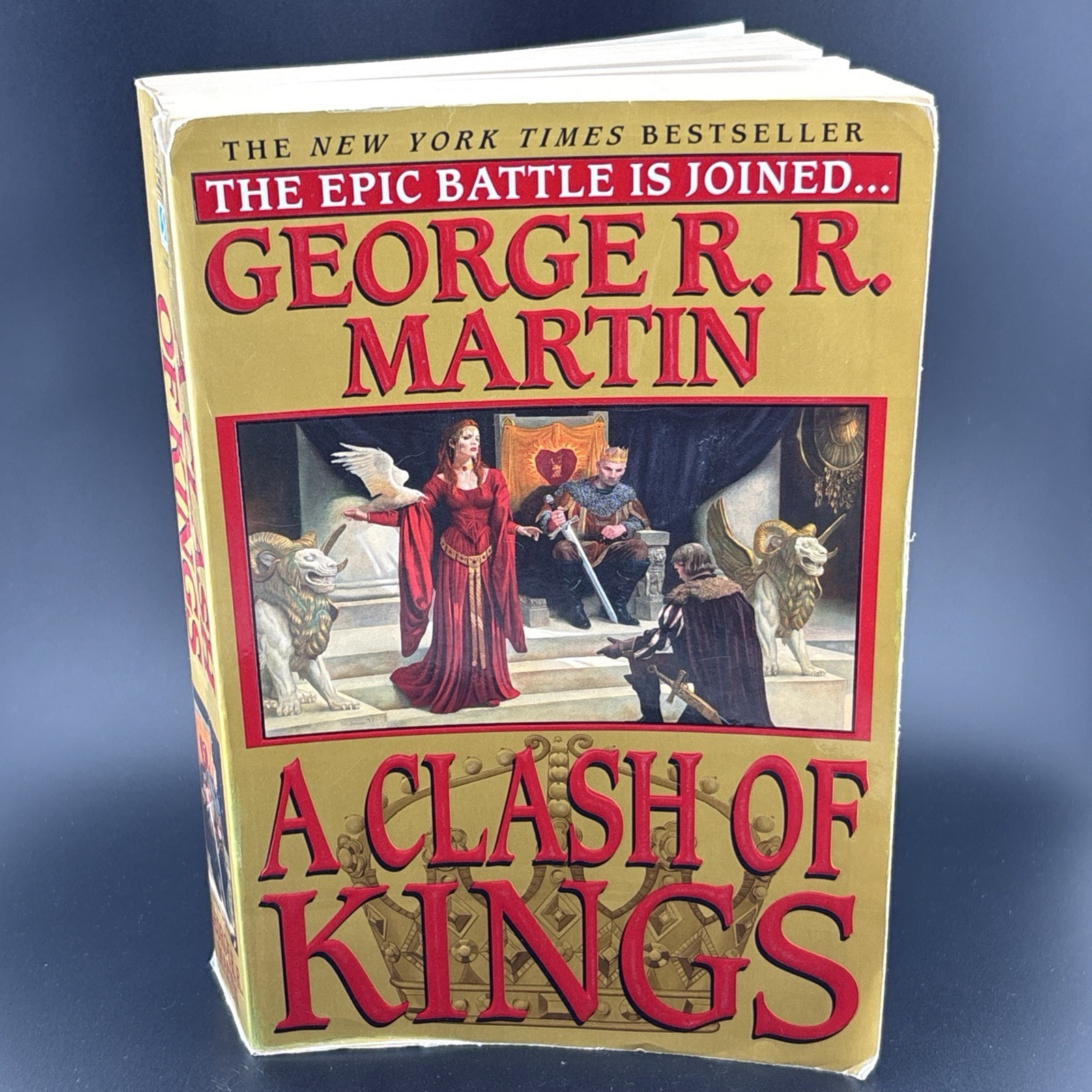 1st Print VTG 2002 A Clash Of Kings George R.R. Martin GOT Paperback Oversized