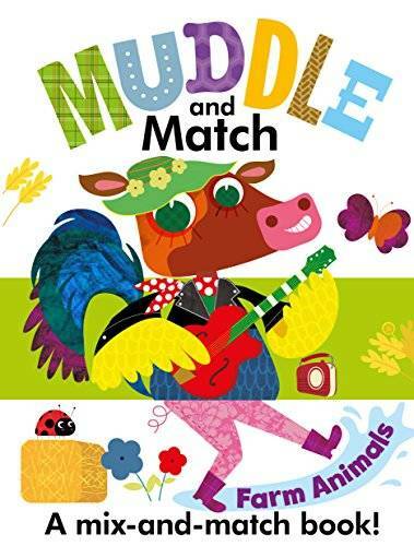 Muddle and Match Farm Animals – Board book By Hinton Stephanie – GOOD
