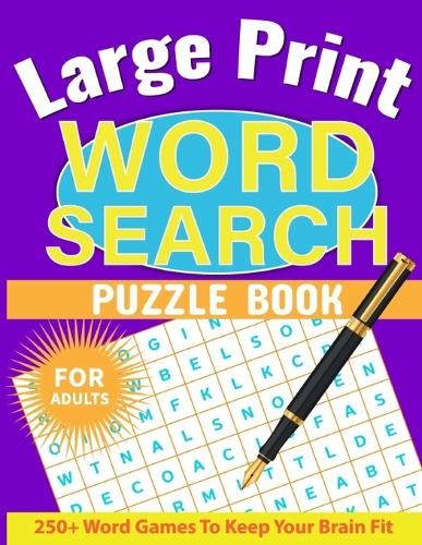 Laura Bidden Large Print Word Search for Adults (Paperback)