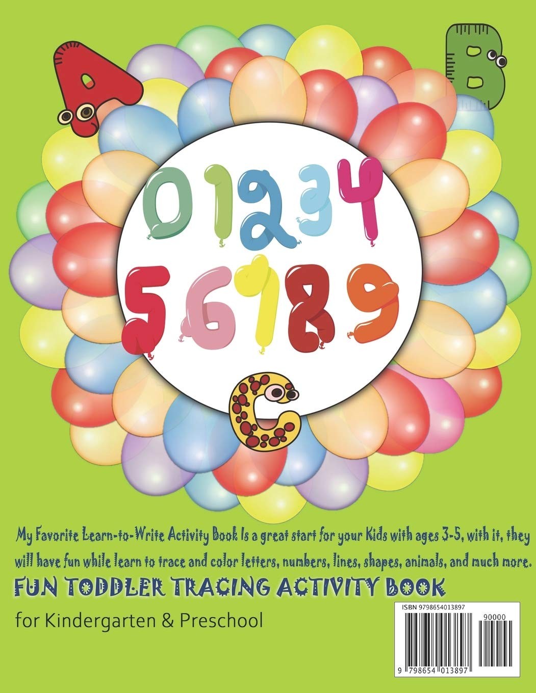 Alanisse Cooper Learn to Write Activity Book for Kids 3-5 years old. (Paperback)