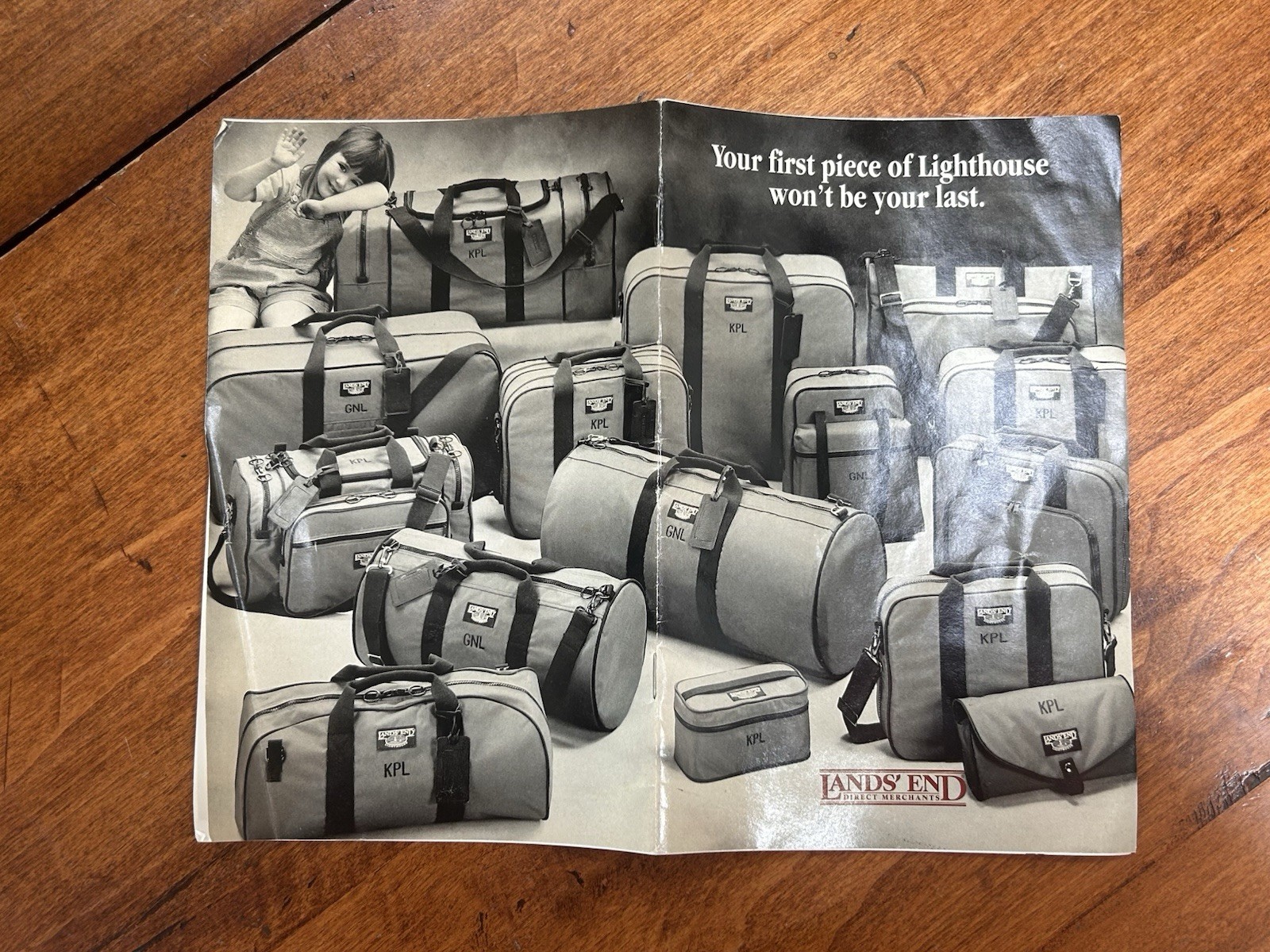 Lands’ End Lighthouse Luggage Catalog 1994