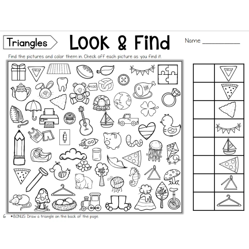 Look & Find Hidden Pictures Game for Kids 101 Pages, With Answer