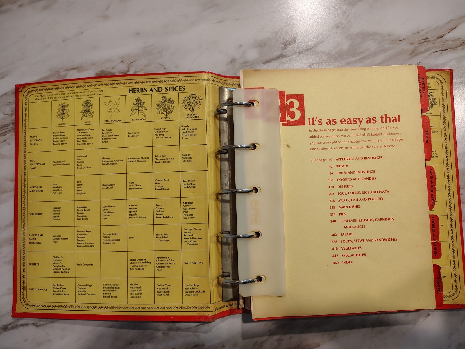 Betty Crocker’s Cookbook Ringbound Illustrated Cookbook 1973 18th Printing