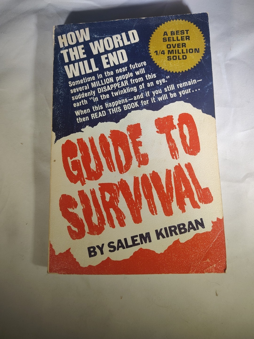 Vintage SALEM KIRBAN Prophecy Book Guide To Survival How World Will End 1970