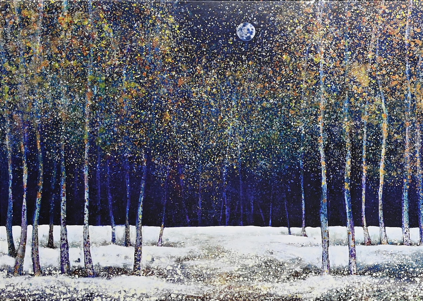 Woodland Evening Deluxe Boxed Holiday Cards (20 cards, 21 7 inches x 5