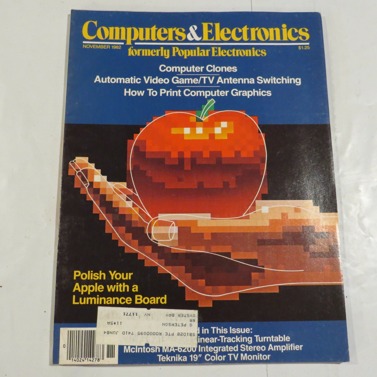 COMPUTERS & ELECTRONICS Magazine, NOVEMBER 1982, APPLE LUMINANCE BOARD P8
