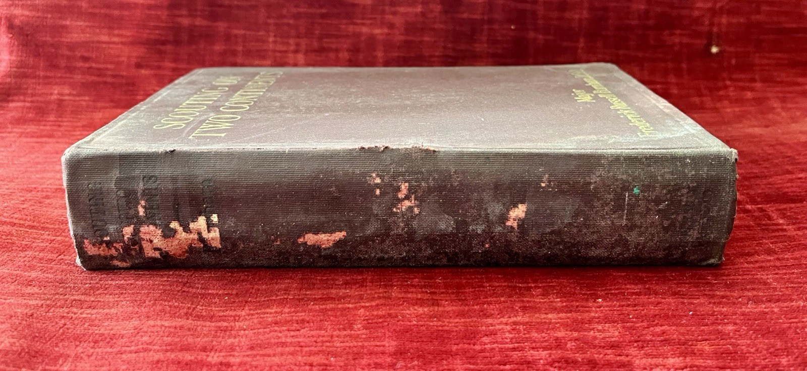 Vintage 1927 Book Scouting on Two Continents Burnham Adventurer US Africa Scout