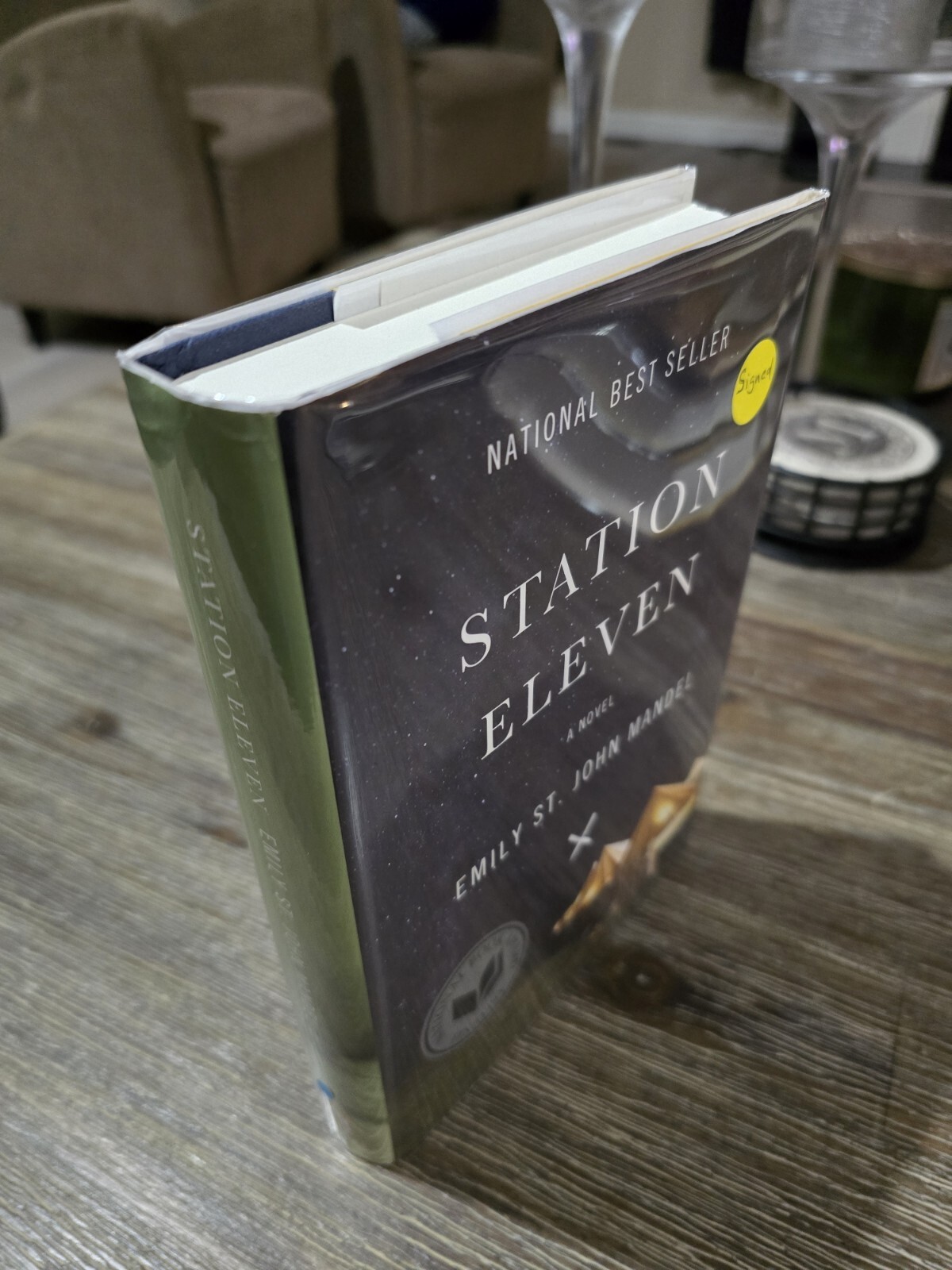 SIGNED~Station Eleven by Emily St. John Mandel, 1st Edition, 9th Printing, HC DJ