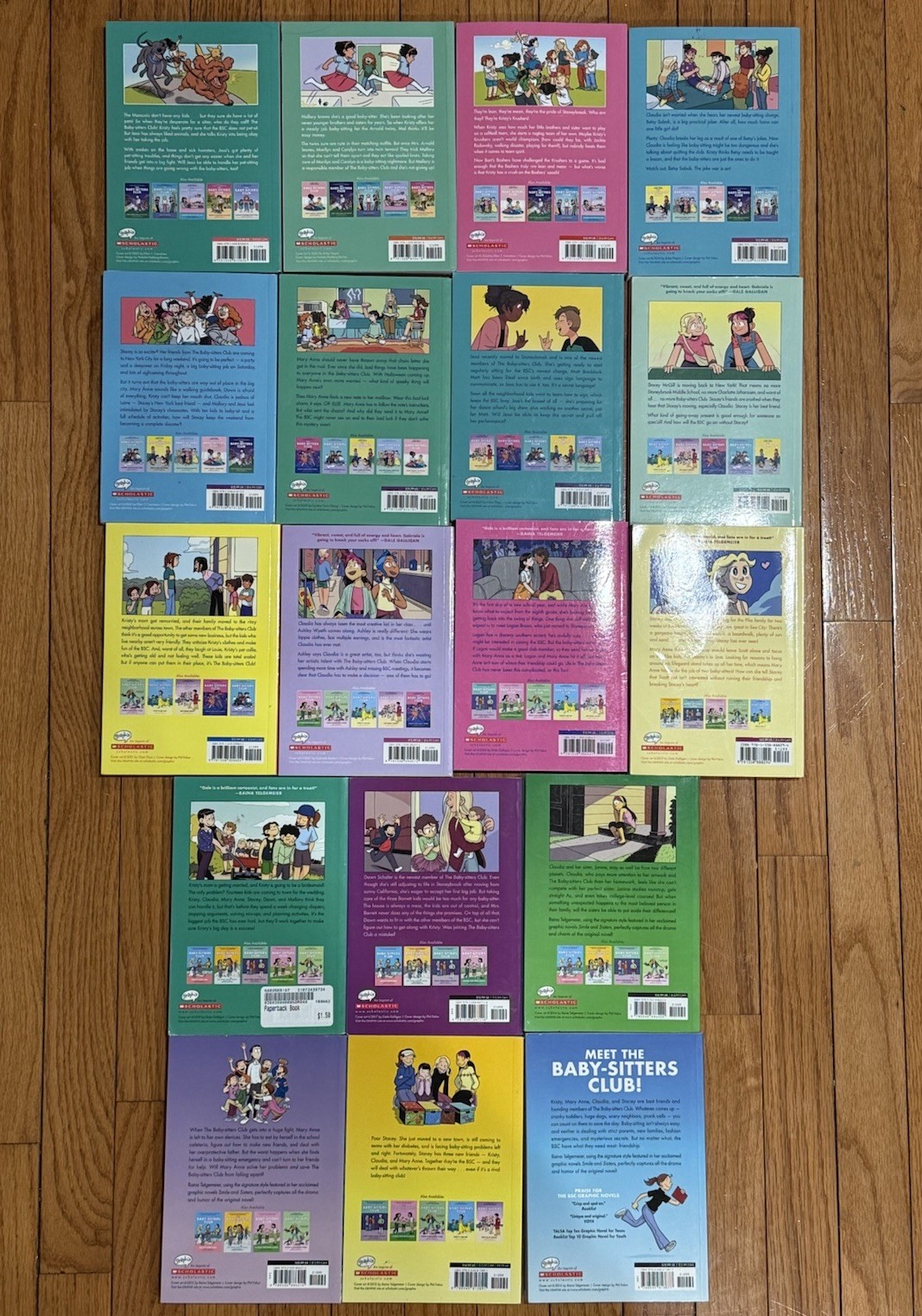 Baby-Sitters Club Graphic Novels (Books 1-18) Series Set (Graphix)—VERY GOOD