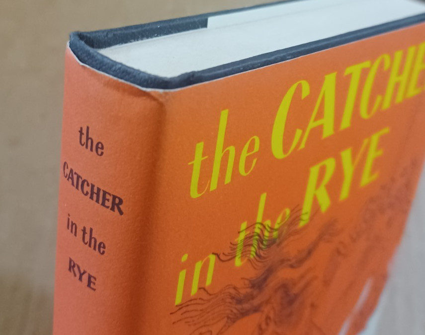 The Catcher In The Rye By J.D. Salinger, hardcover w/ dustjacket