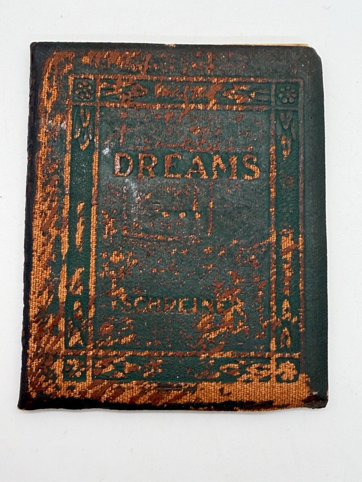 Antique Little Leather Library Corp. Dream Mini Book by Olive Schreiner