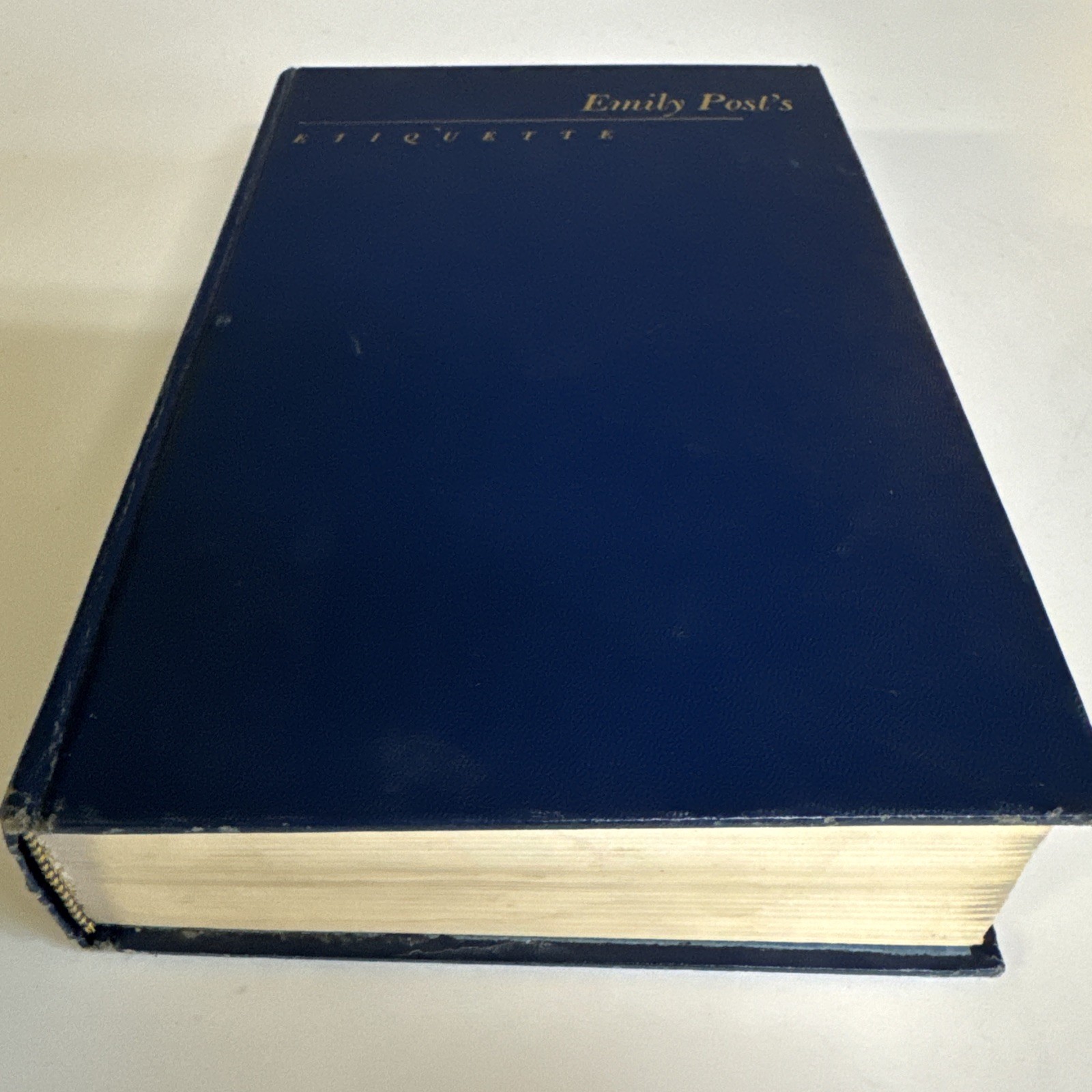 1969 Emily Post’s ETIQUETTE 12th ed. hardback book -732 pages -Weddings, parties