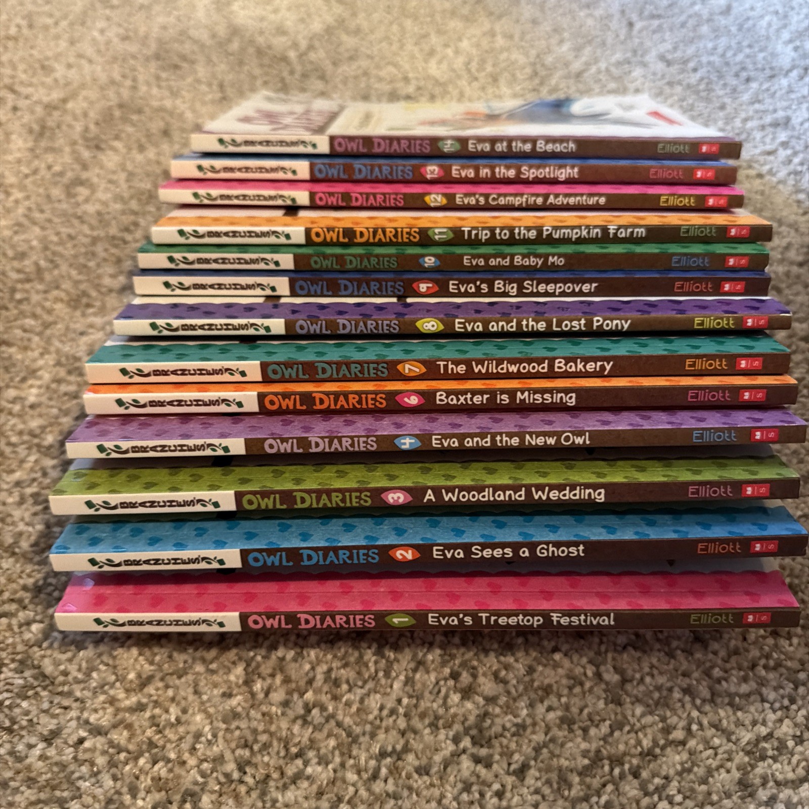 Owl Diaries Book set Lot 13 1-14 Missing #5