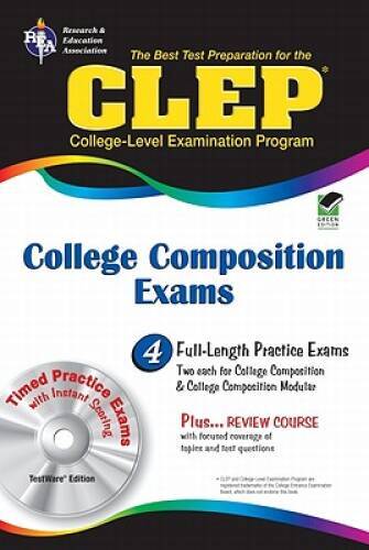 CLEP College Composition & College Composition Modular w/CD-ROM (CLEP Tes – GOOD