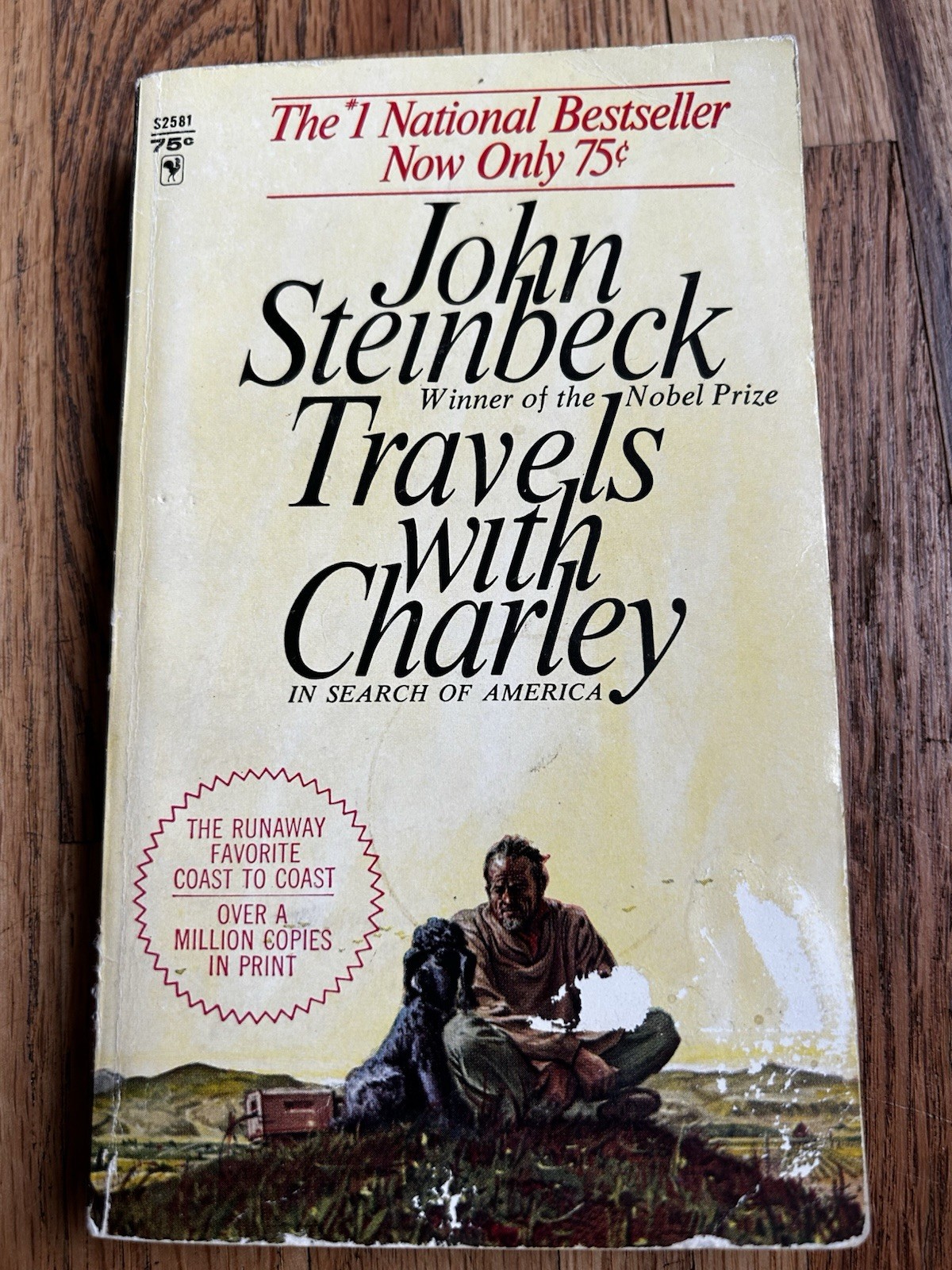 Travels With Charley by John Steinbeck (1963, Bantam Paperback)