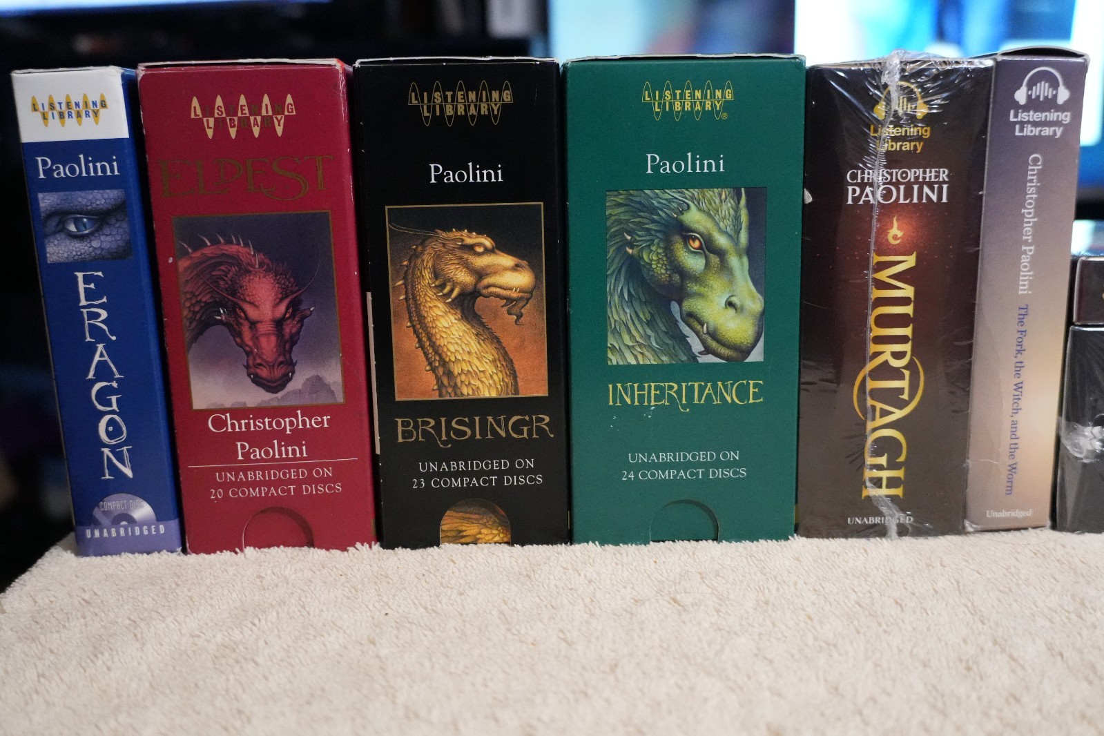 Eragon Inheritance – Fractal Verse – Christopher Paolini – Audiobook CD Lot of 8