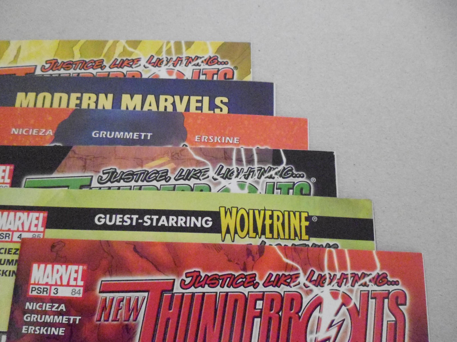 New Thunderbolts- Comic Bundle- Issues #3-4-5-6-7-8- (6 in total)