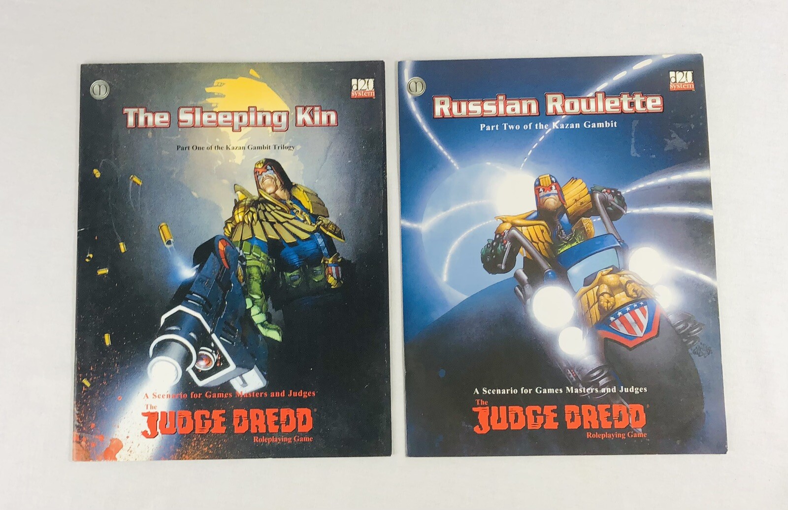 Judge Dredd Part One & Two of The Kazan Gambit Trilogy Paperback Book Lot d20
