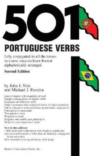 501 Portuguese Verbs (Barron’s 501 Portuguese Verbs) – Paperback – VERY GOOD