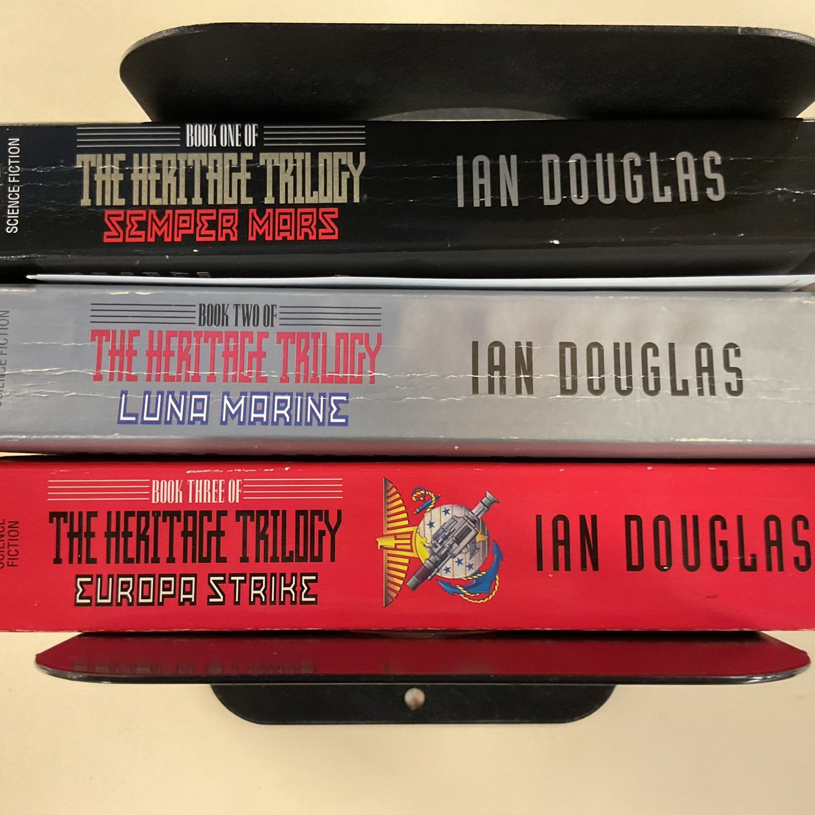 Ian Douglas PB lot of 3 Complete Heritage Trilogy Semper Mars Luna Marine