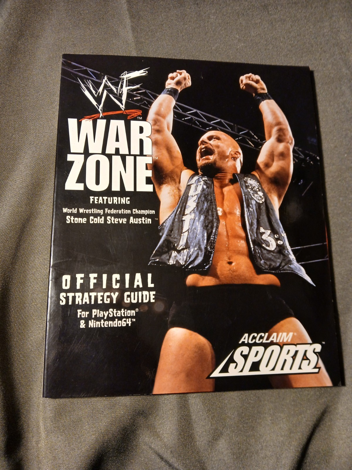 WWF War Zone Official Strategy Guide PlayStation PS1 Nintendo 64 N64