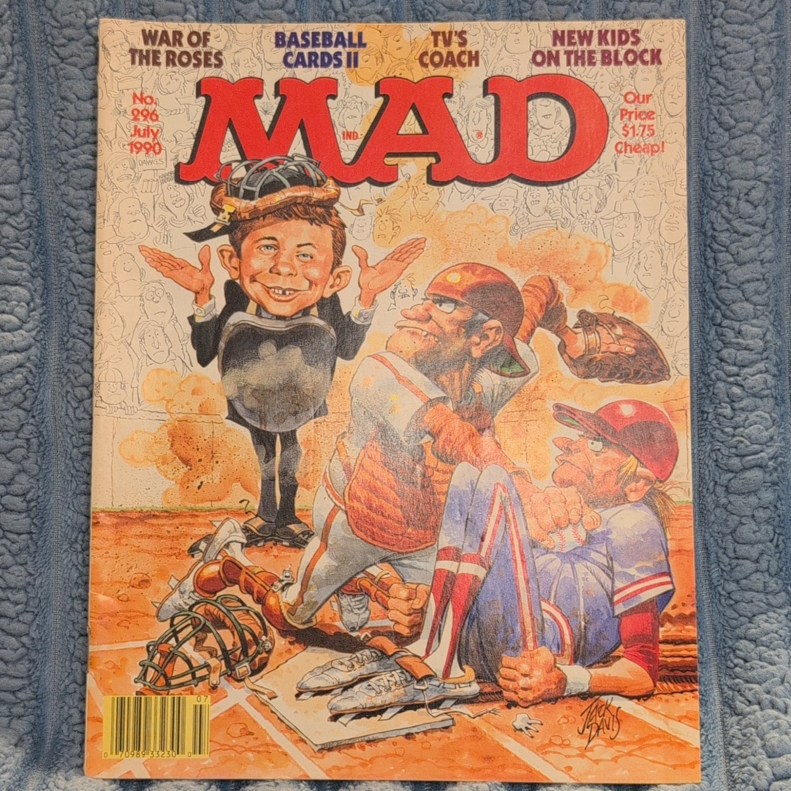 MAD Magazine Issue #296 July 1990 Humor & Satire English Illustrated Baseball