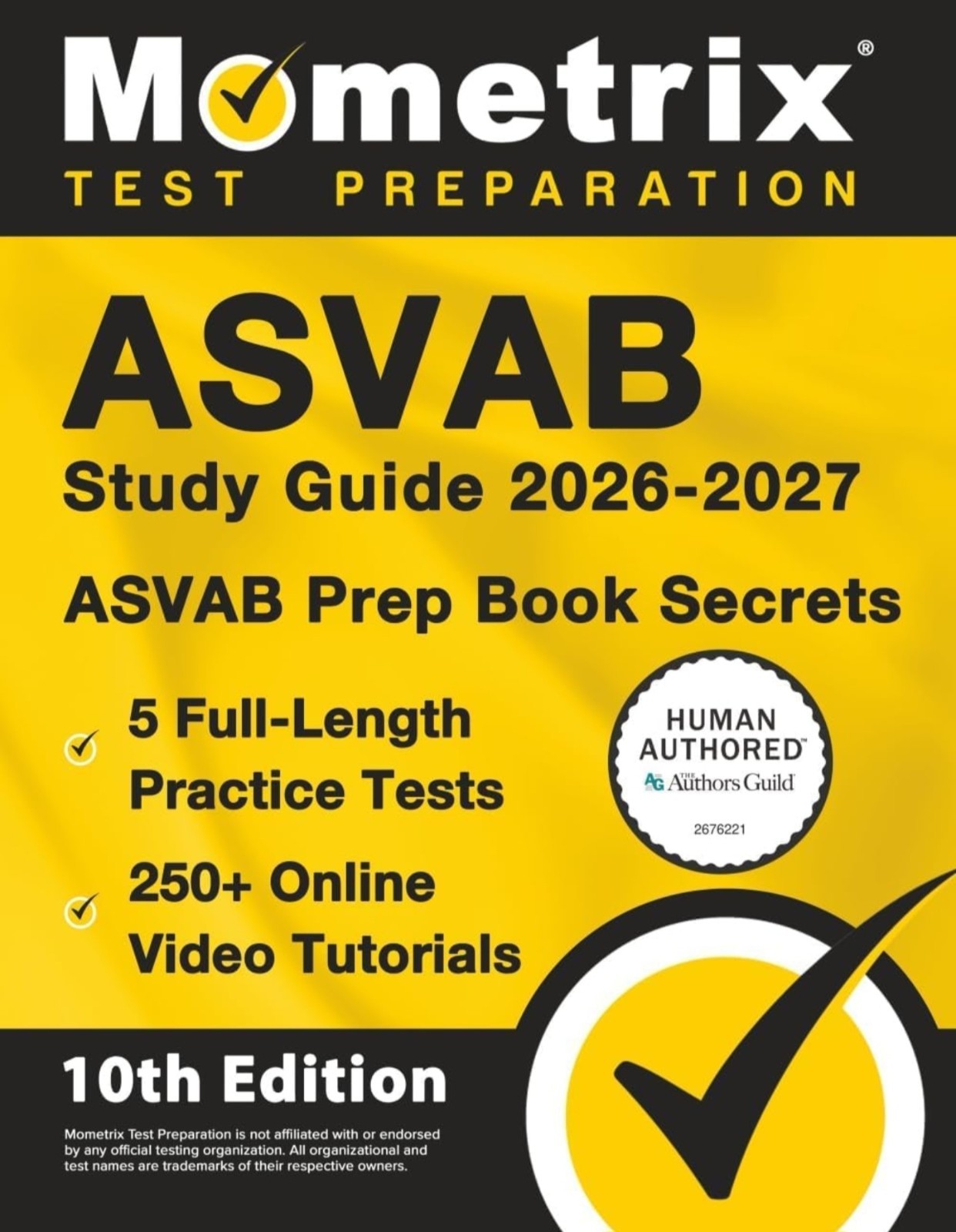 ASVAB Study Guide 2026-2027 – Prep Book Secrets, Human Authored (10th Edition)