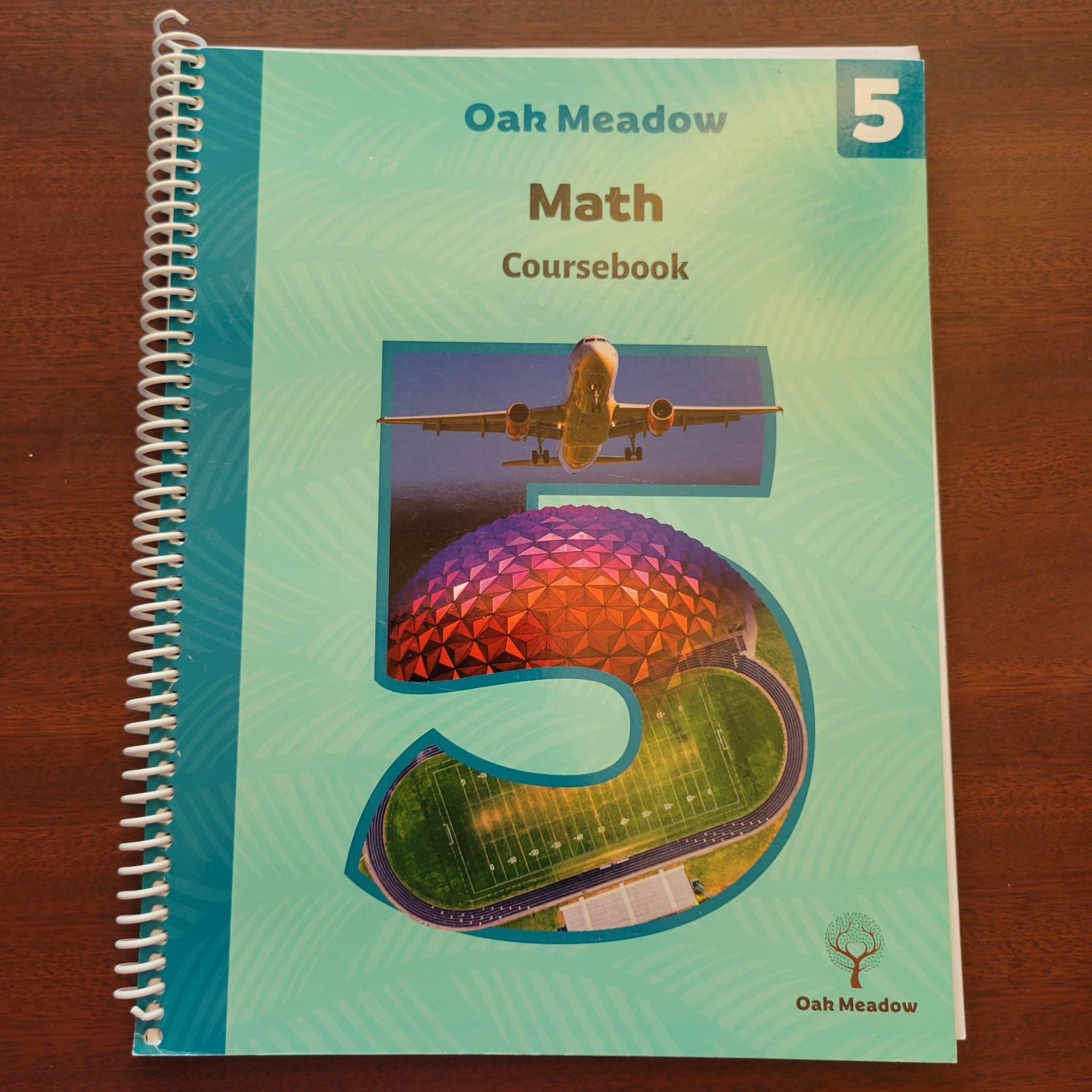 Oak Meadow 5th Grade Math Coursebook, 2021, Current Edition.