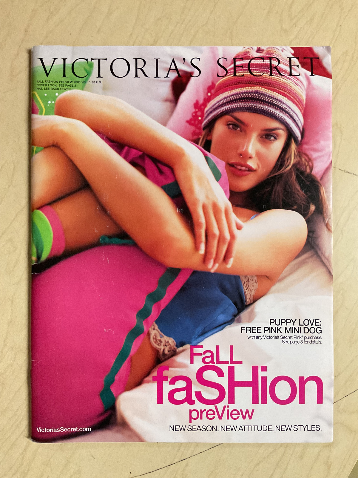 Victoria’s Secret 2005 Fall Fashion Preview vol.1 catalog Alessandra Ambrosio