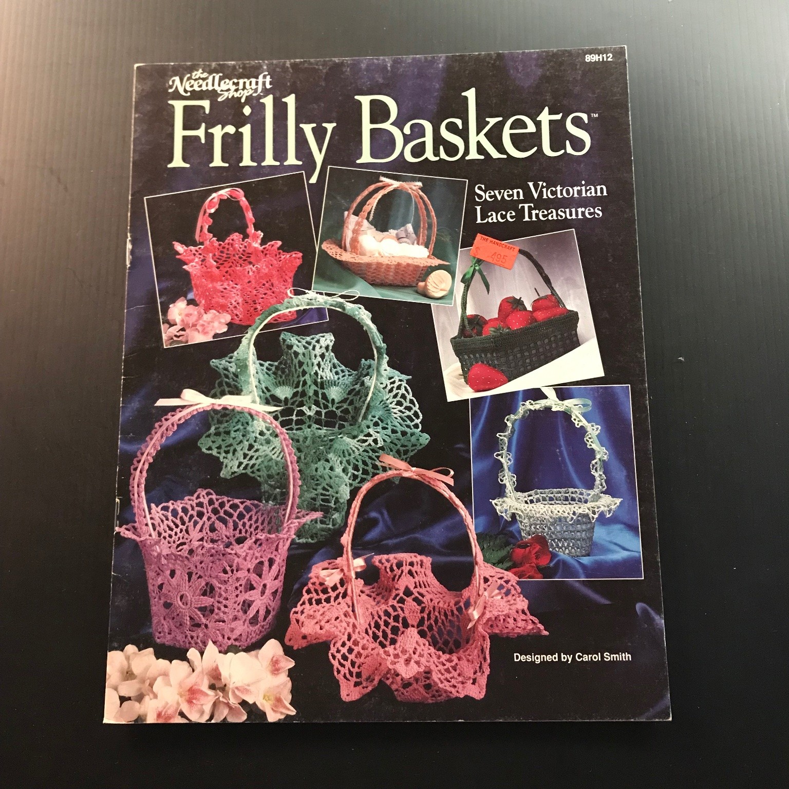 Needlecraft Shop Frilly Baskets Carol Smith 1990 Crochet Patterns Lace Victorian