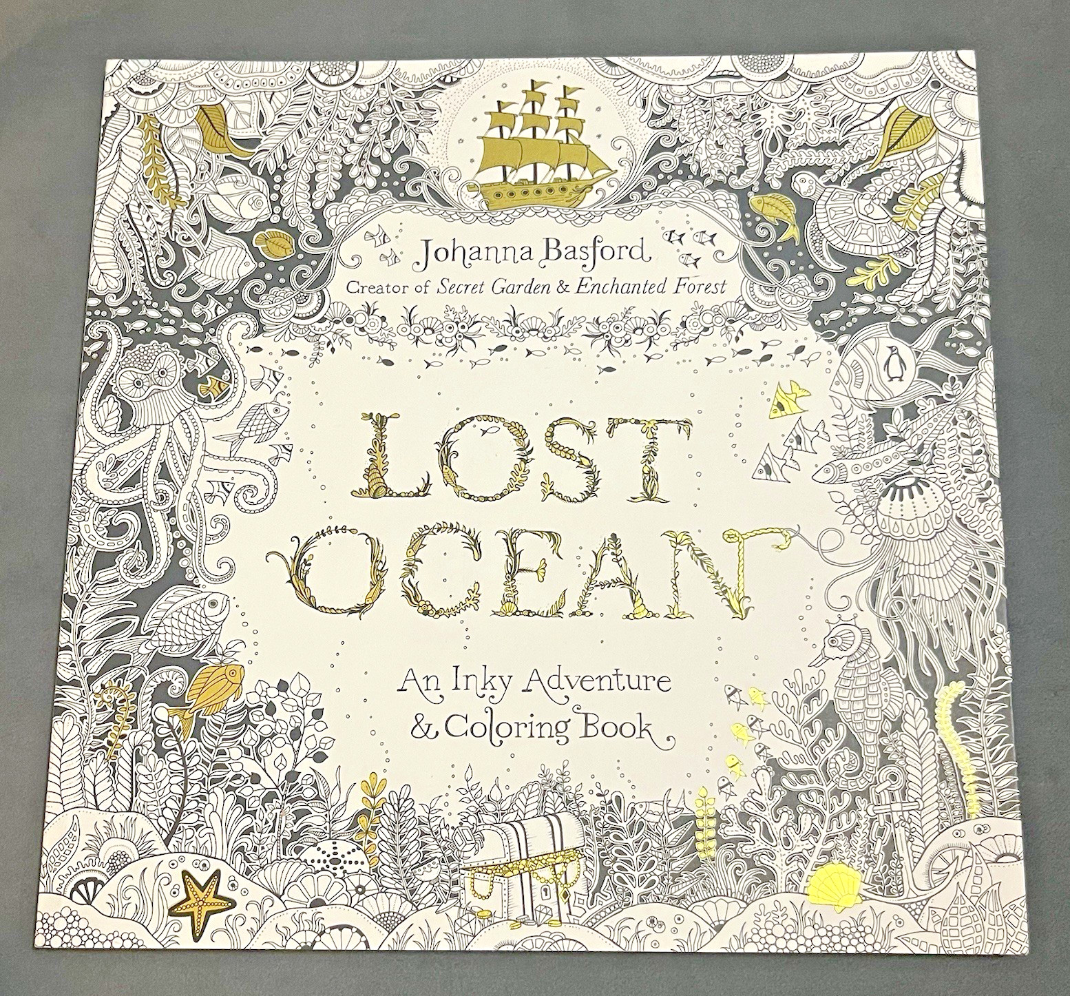 Lost Ocean: An Inky Adventure and Coloring Book J. Basford 9780143108993 NEW