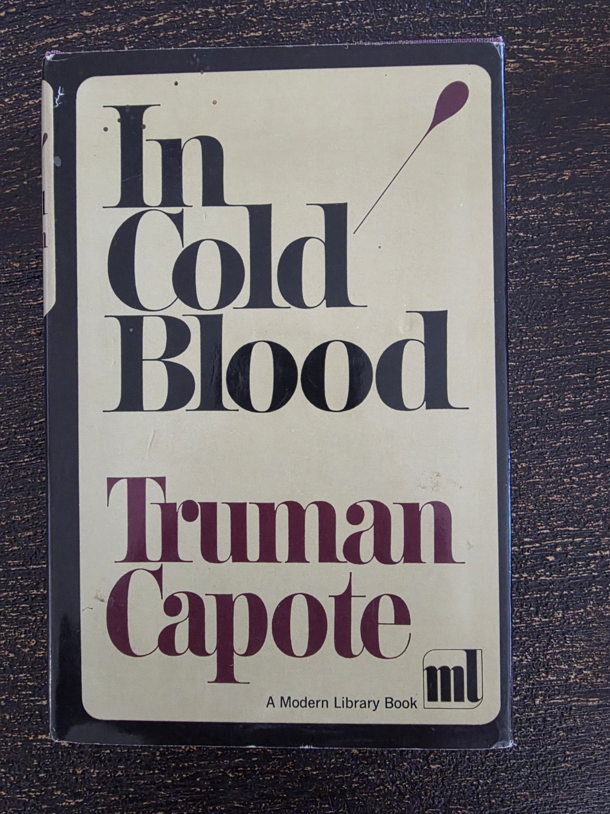 In Cold Blood TRUMAN CAPOTE 1965 w/DJ SLEEVE