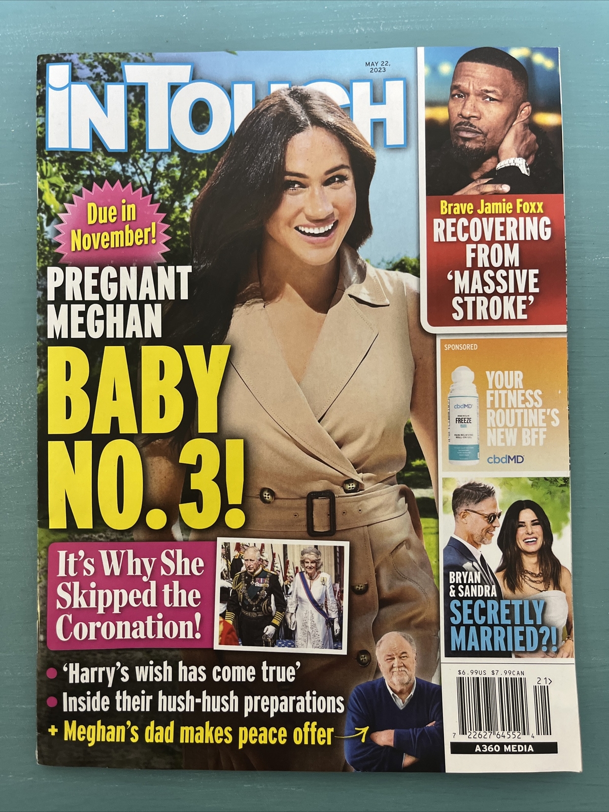 In Touch Magazine May 22, 2023 – Pregnant Meghan Baby No.3 Due In November!