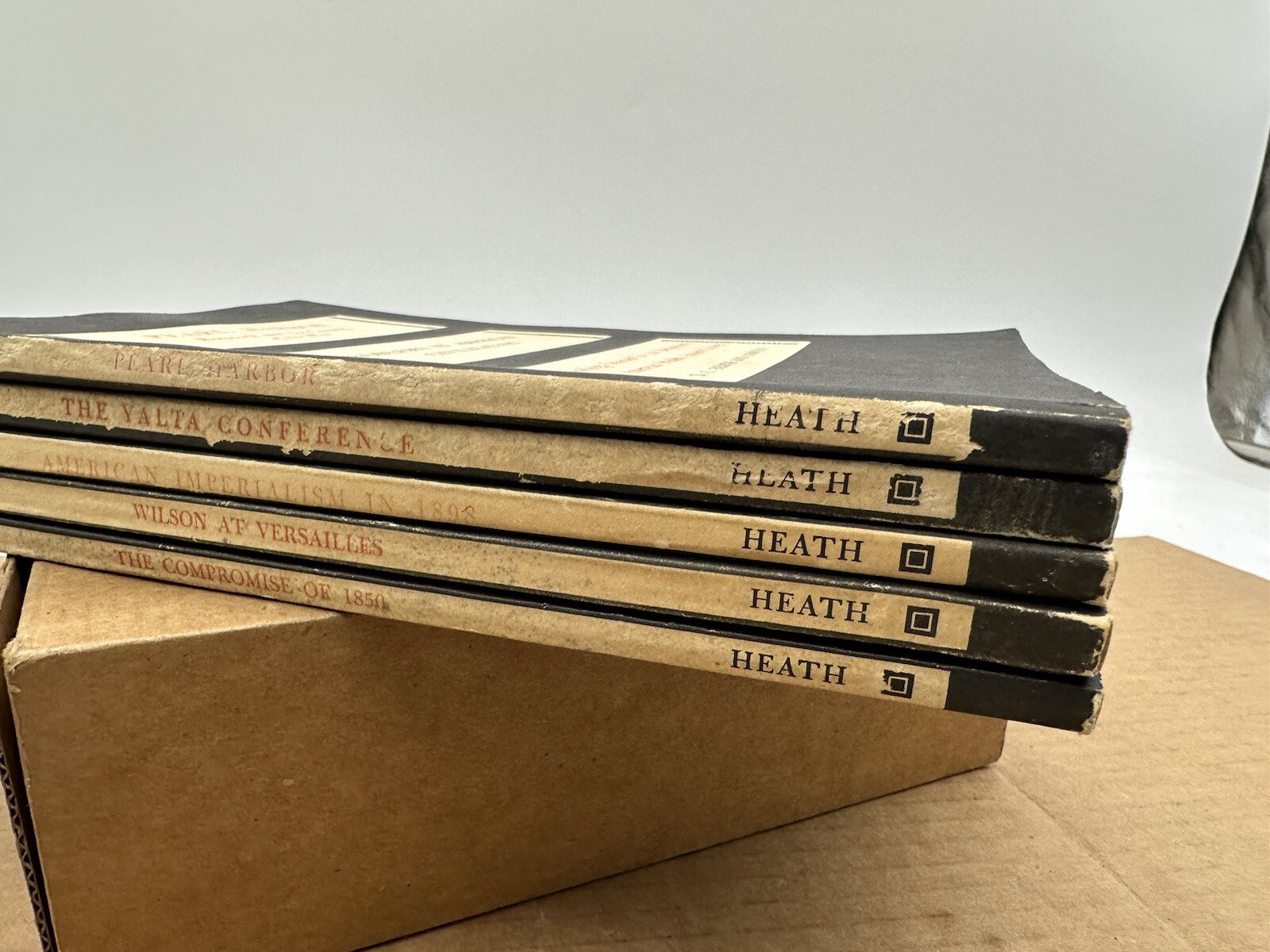 5) Problems in American Civilization DC Heath and Co. Book Lot Pearl Harbor Etc