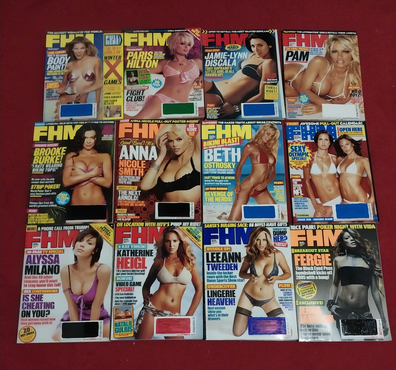 FHM Magazine May 2004 Katherine Heigl Shakira Brooke Burke Fergie 12 magazines