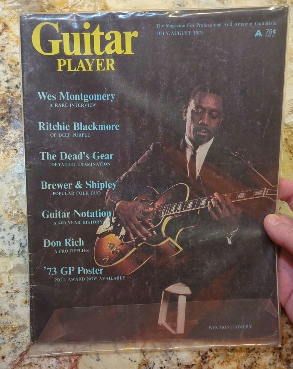 Guitar Player Magazine July August 1973 Wes Montgomery Ritchie Blackmore